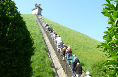    De la Butte au Lion : vue sur le Champ de Bataille  